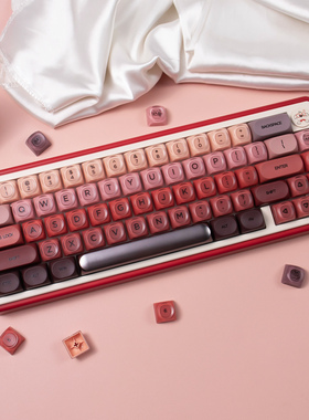 HOA口红/粉底液主题机械键盘键帽热升华PBT+PC女可爱适UR65/alice