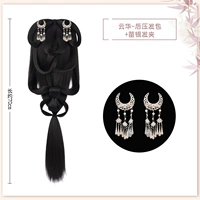 Сумка для волос Yunhua Back Press + серебряная заколка для волос Miao