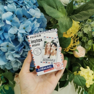 富士拍立得航空信空邮相纸mini7c 2三寸liplay打印机莱卡 9通用sp