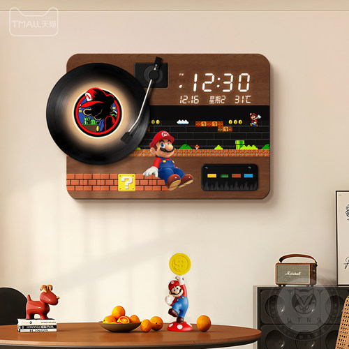 复古电表箱高级感中古风装饰画