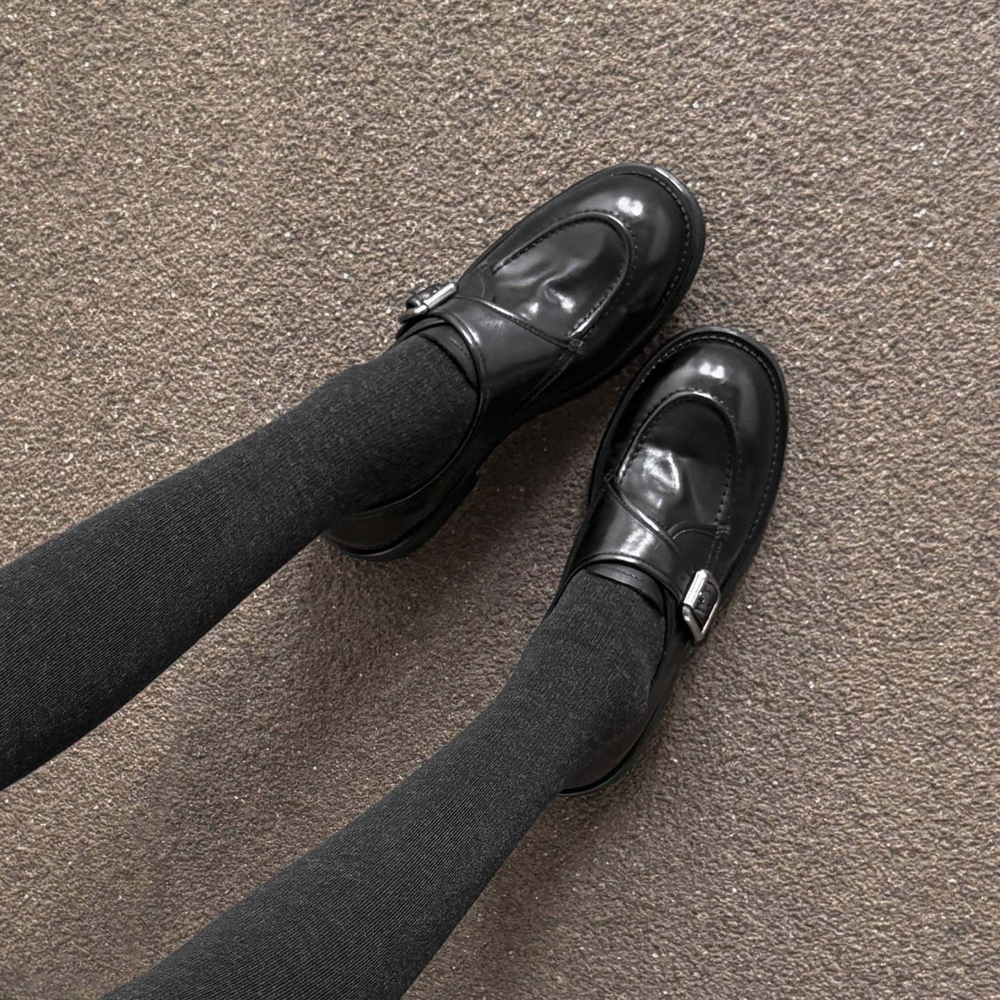 【履述先生】砚光~气质百搭文艺时尚英伦复古真皮单鞋保暖小皮鞋