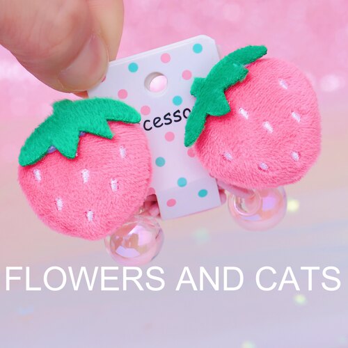 flowersandcats发绳女童头绳粉