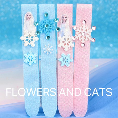 flowersandcats女童艾莎碎发贴