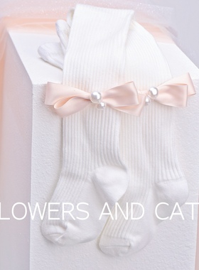 女童宝宝连裤袜春秋薄款洛丽塔白色公主袜子夏季丝袜儿童打底裤袜