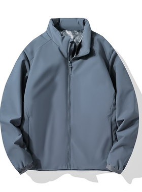 高品质男士立领棉衣棉服石墨烯发热保暖开衫长袖防风防水透气防寒