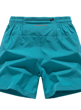 【有后袋】夏季四分裤运动短裤男宽松弹力马拉松跑步健身速干薄款