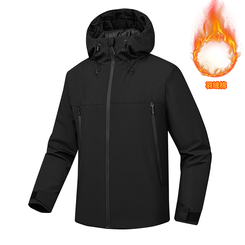 2025新款冬季户外运动休闲登山服韩版修身三防防风保暖羽绒棉衣
