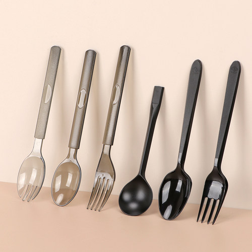 【超厚】美式一次性塑料刀叉勺子