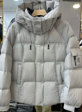 小艺欧货女装2025冬季连帽羽绒服百搭显瘦蓬松白鸭绒面包外套628H