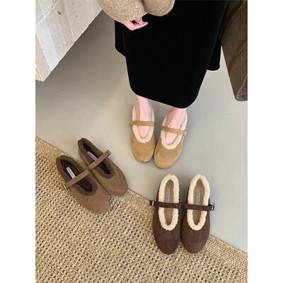 SHOE-REN韩式毛毛鞋女