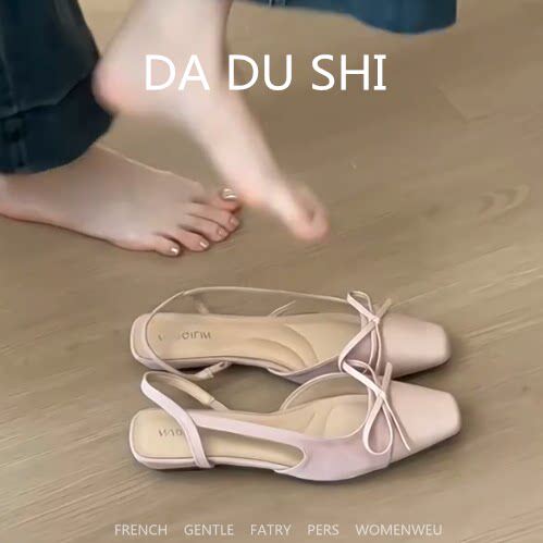羊皮版！法式漆皮蝴蝶结