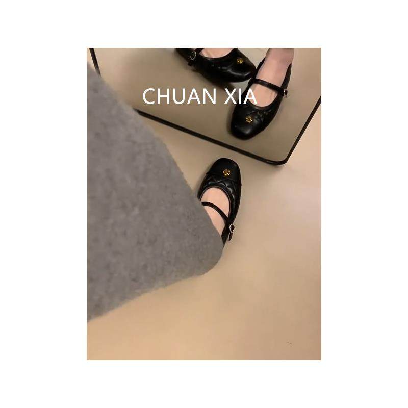 羊皮版！复古圆头小皮鞋女法式真皮玛丽珍鞋时尚通勤内增高单鞋,女鞋,玛丽珍鞋,淘宝优惠券,粉丝福利购,淘宝优惠卷