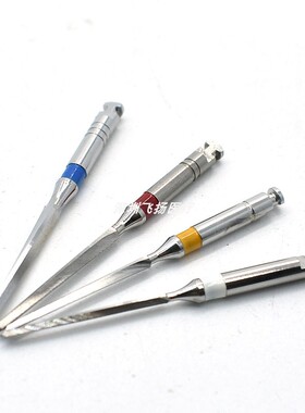 牙科不锈钢F4钻头根管扩大针通道钻打桩根管锉口腔设备工具材料