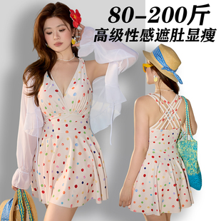 保守遮肚显瘦钢托聚拢海边度假温泉高级泳装 大码 2026新款 泳衣女款