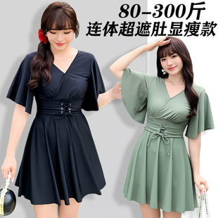 泳衣女连体大码 保守加肥加大300斤 胖mm200斤宽松遮肚显瘦250修身