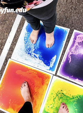 BABYFUN蒙氏感官液体地板爬行垫宝宝早教课幼儿园儿童ins出口玩具