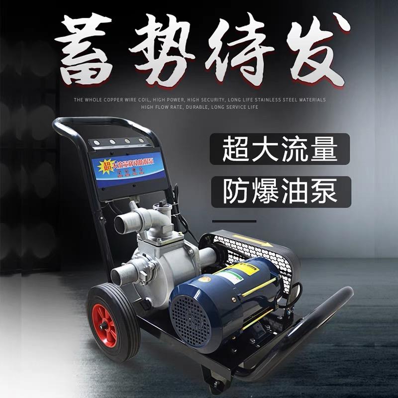 新款电动抽油泵220V380V2寸汽油柴油防爆导油卸油泵3寸大包邮