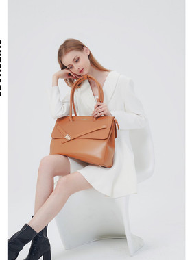 SHIPSHAPE原创设计托特通勤包大容量公文包新款小众质感单肩女包