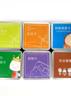 职业生涯规划卡高中大学生职涯规划工具能力热情渴望爱情职业憧憬