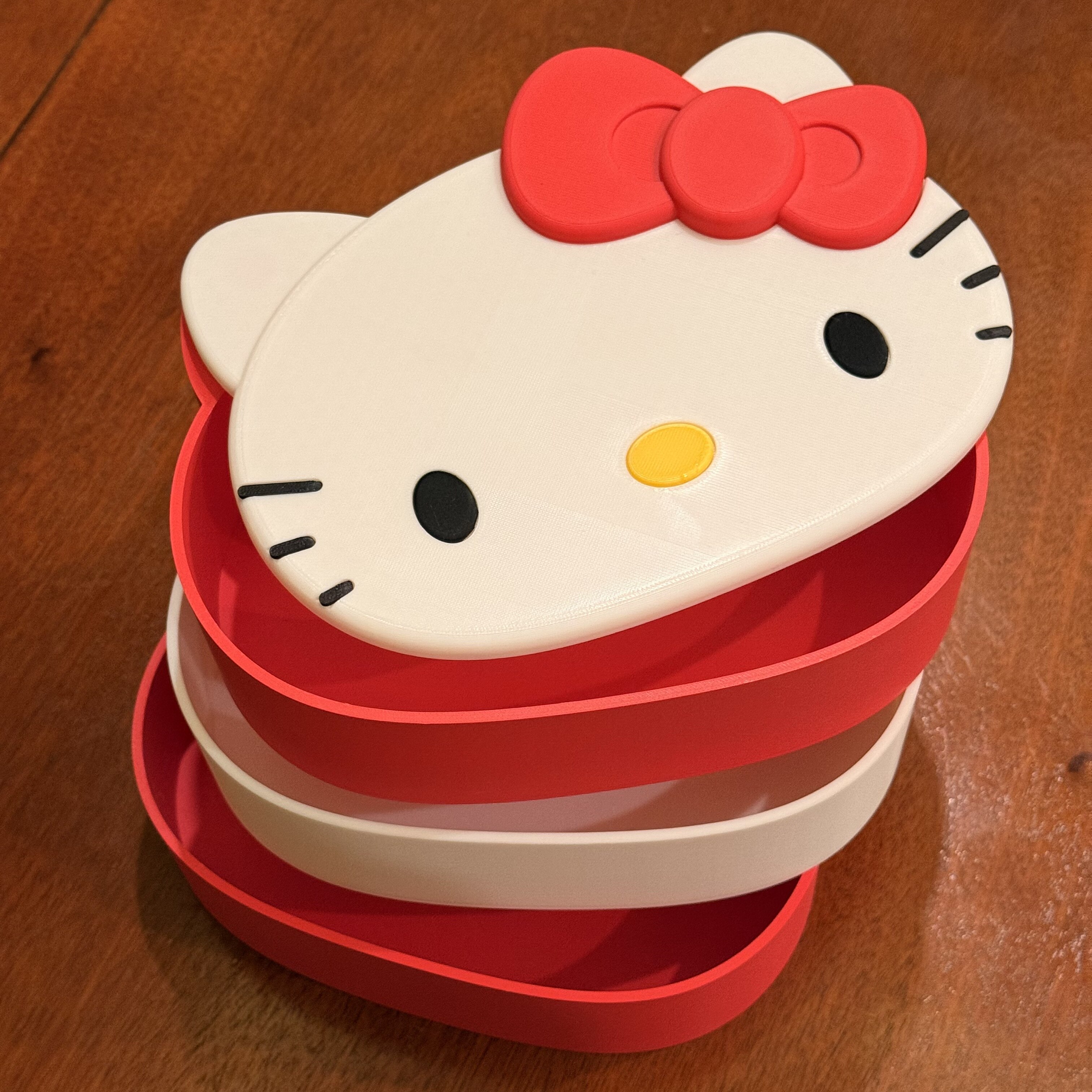 HelloKitty卡通3D打印收纳盒
