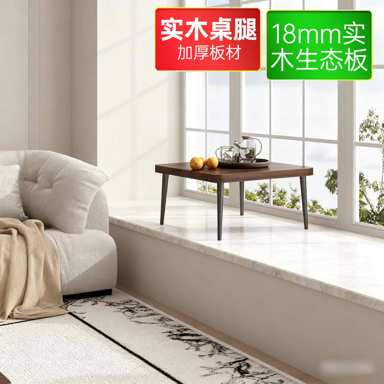 茶几简约现代迷你小圆桌边几沙发边柜角几床头桌子简易北欧经济型