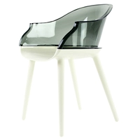 Дым серый+слоновая кость белый