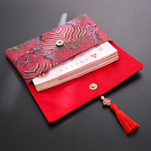 2025新款中高考万元金榜题名一举夺魁满月百日之喜刺绣布艺红包袋