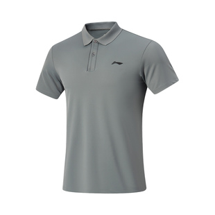 健身训练透气运动休闲t恤APLU141 李宁polo衫 短袖 2025夏季 男新款