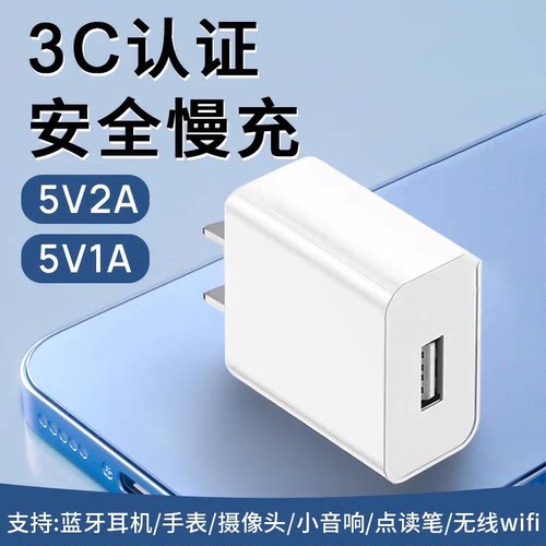 5V/10WUSB-C充电插头通用慢充