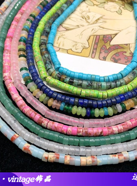 欧美饰品波西米亚风彩色石头珠串