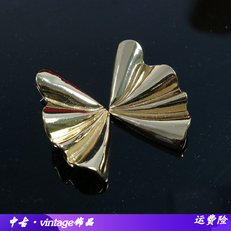 欧美个性设计扇形金属复古简约耳