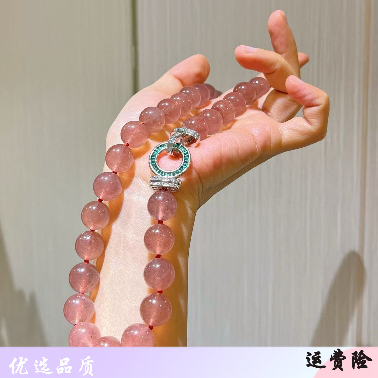锁骨链新款12mm大颗粒高品项链