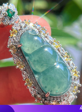 翡翠新款国风复古天项坠/吊坠