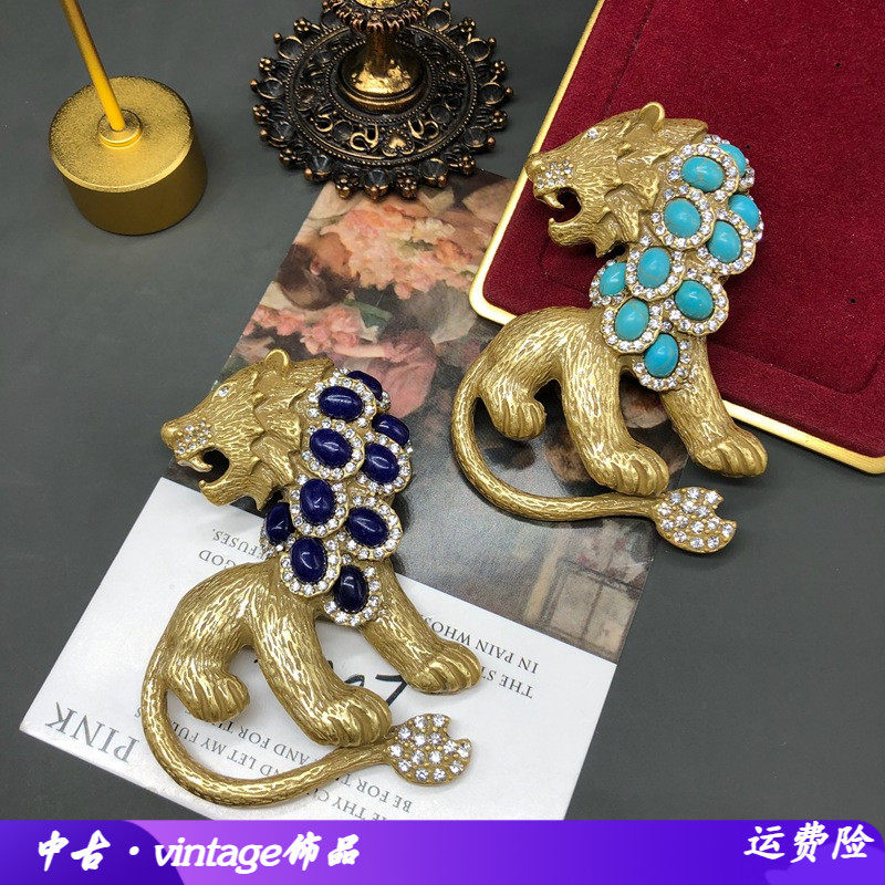 欧玛拉其他复古回流做旧金胸胸针