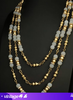 青岛vintage饰品电镀真金果冻多