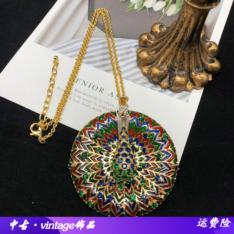 精致重工百搭铜材质吊坠珐琅彩釉