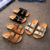 女童鞋 儿童拖鞋 休闲室内 勃肯鞋 外穿防滑2024凉拖男童宝宝鞋 夏款 鞋