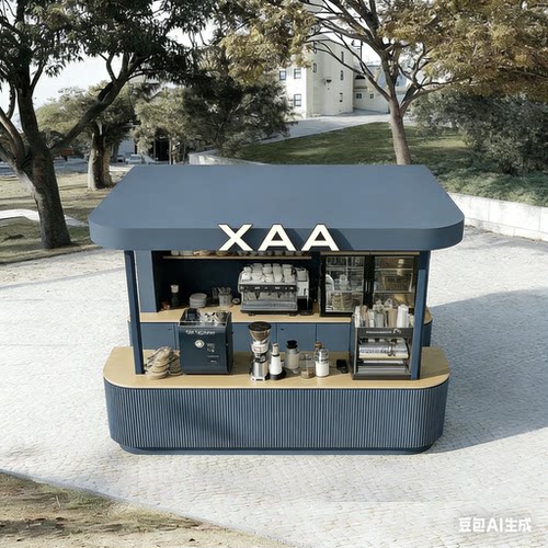 移动咖啡售货亭户外商用