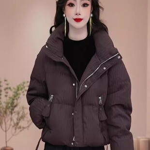 超好看短款羽绒棉服女2026冬季新款气质时尚百搭加厚保暖棉衣外套