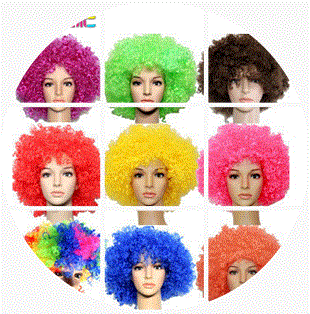 Perruque Harsh pelucheux confirme - Ref 2611589 Image 1