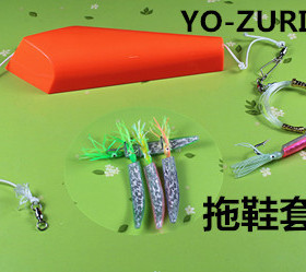 YO-ZURI同款 拖鞋 潮切烟仔拖钓路亚船钓 弓角 马鲛海狼包邮