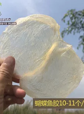 嗨动力墨西哥蝴蝶胶鱼胶 深海花胶干货正品加州野生白花胶250g