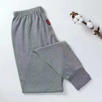 爸爸带门襟秋裤加肥加大码300斤