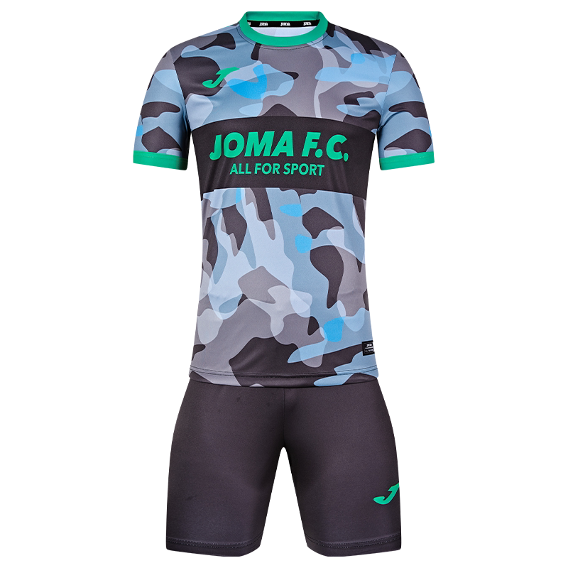 Joma迷彩足球服套装男