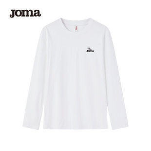 Joma25年新款 上衣 男女运动T恤跑步健身训练轻薄透气宽松圆领长袖