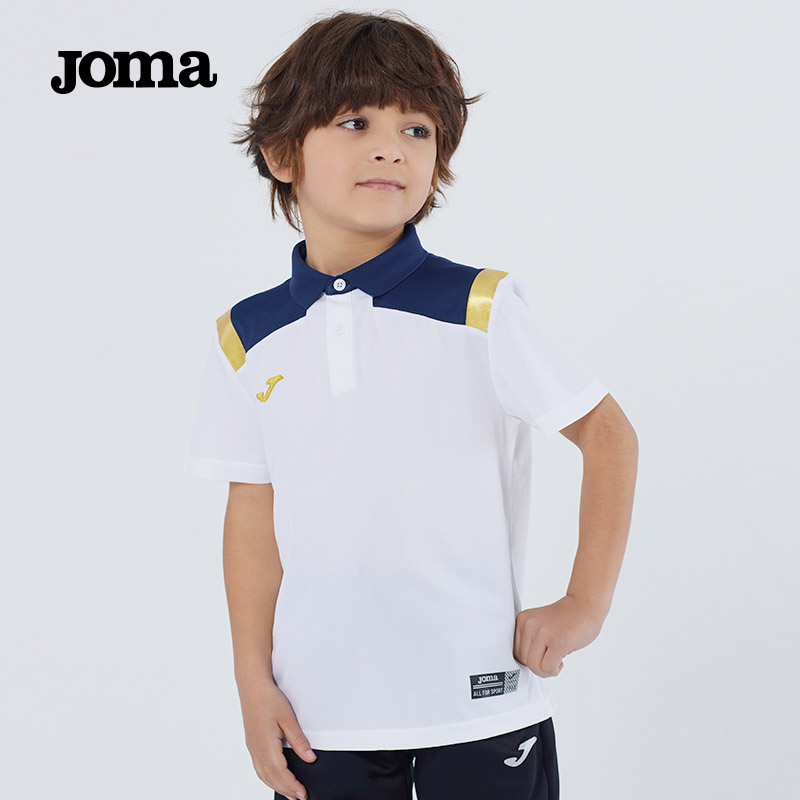 JOMA透气舒适儿童运动短袖Polo衫