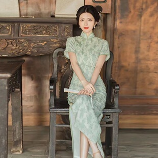 特价 包邮 版 本夏季 显瘦气质连衣裙 淘宝女装 旗袍短袖 清仓特卖9.9元