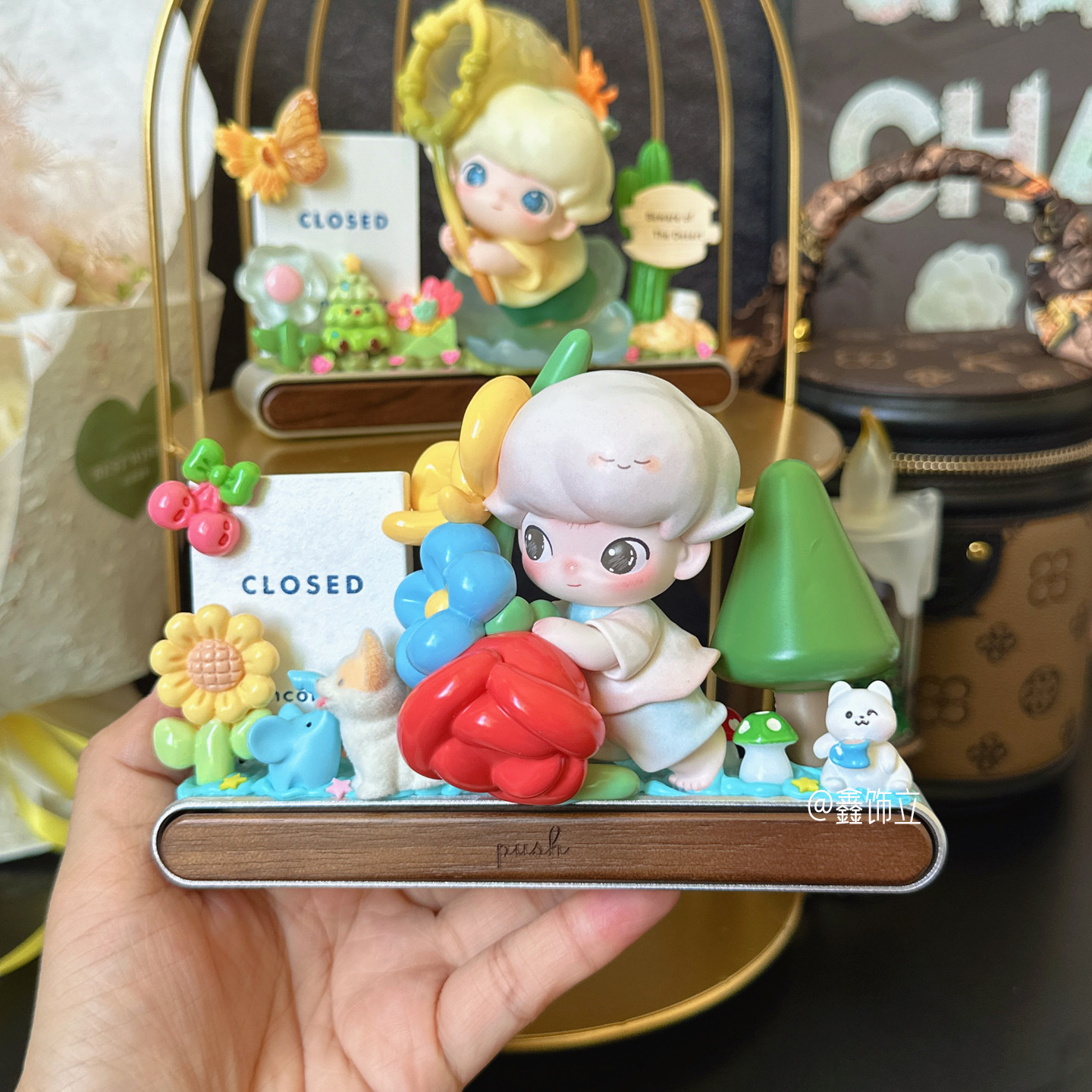 泡泡玛特DIMOO汽车车载停车牌