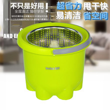 通用单桶旋转拖把家用拖把桶免手洗拖布桶手压甩干桶拖地桶墩布桶