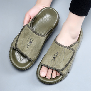 拖鞋男士春夏头层牛皮防滑防臭凉拖厚底高端时尚潮流家居真皮凉鞋